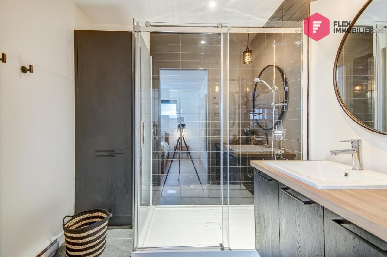 Le Blanc Bouleau De Portneuf / Private Hot Tub Villa Pont-Rouge Buitenkant foto