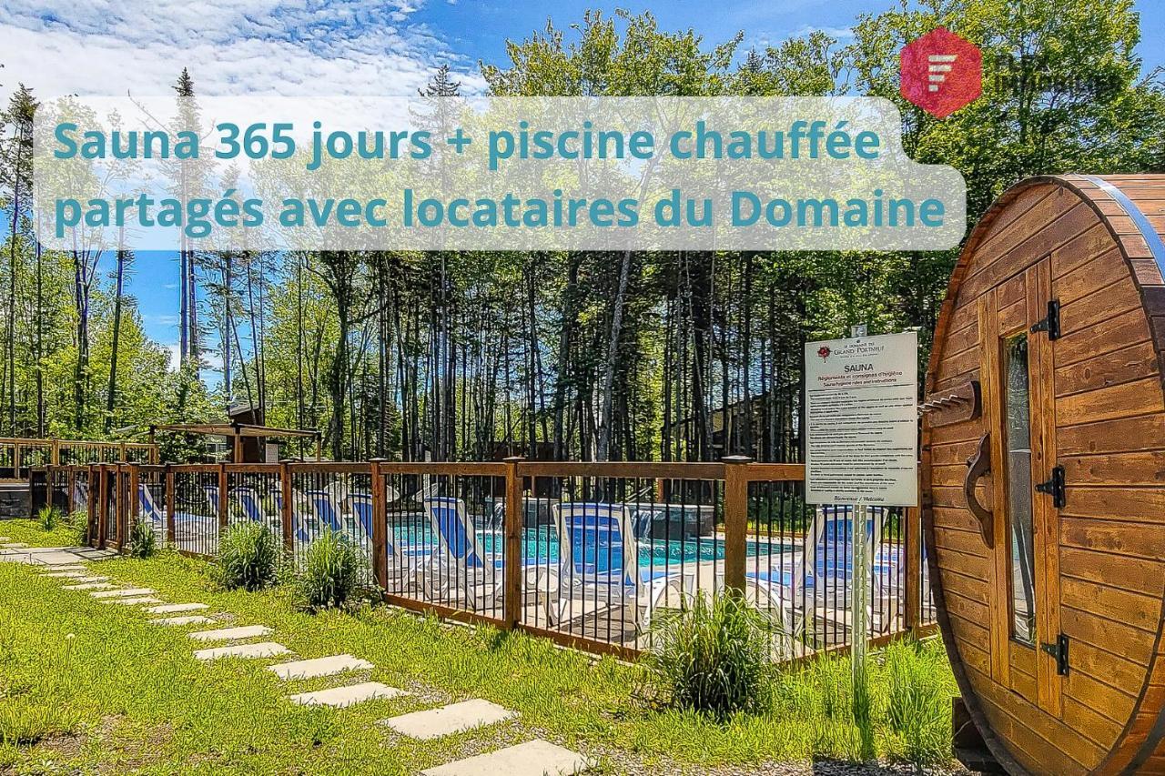 Le Blanc Bouleau De Portneuf / Private Hot Tub Villa Pont-Rouge Buitenkant foto